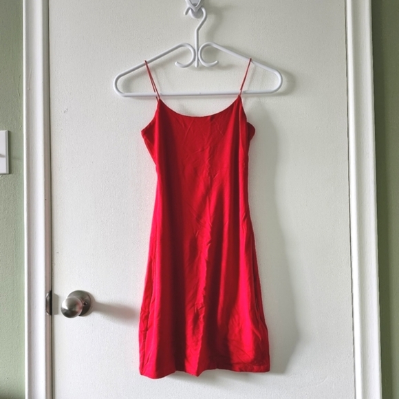Aritzia Wilfred Free Tiny Tank Mini Dress in Red - Picture 3 of 5